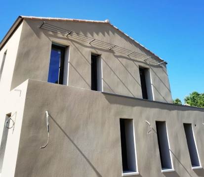 Treille murale sur mesure, dimensions 7450×500 mm,